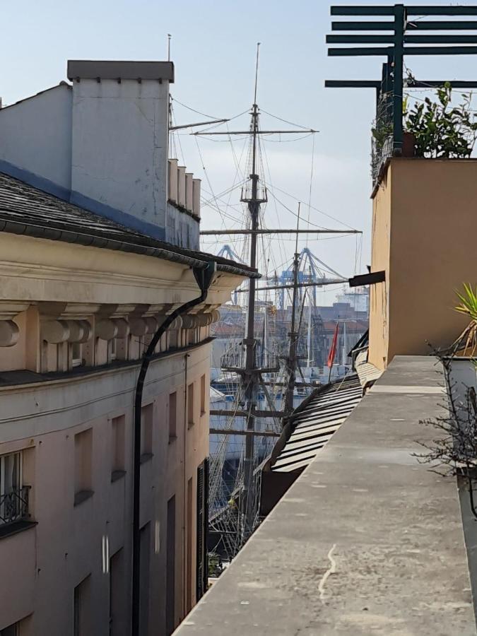 Doge Cambiaso- Davanti All'Acquario - Grande Terrazza Privata - Palazzo Nobiliare Storico Genova Eksteriør billede