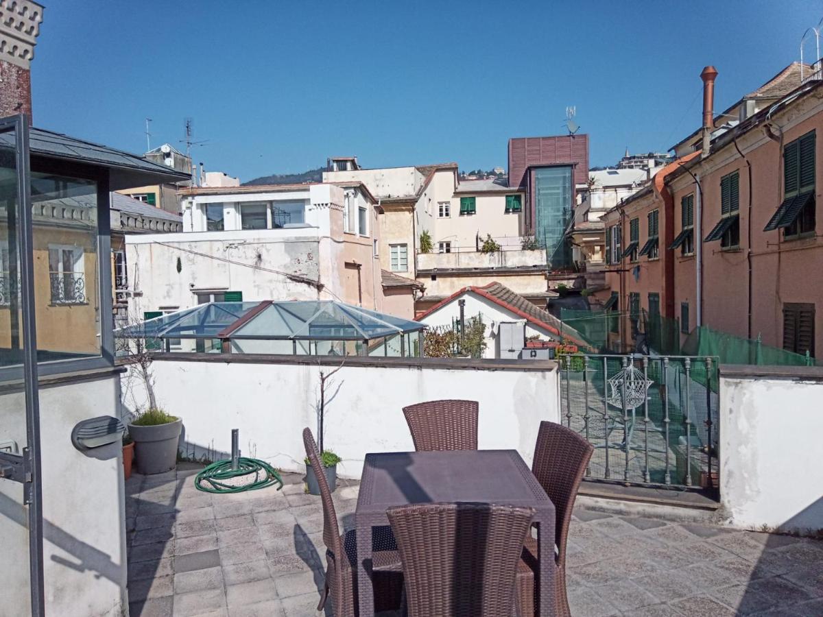 Doge Cambiaso- Davanti All'Acquario - Grande Terrazza Privata - Palazzo Nobiliare Storico Genova Eksteriør billede